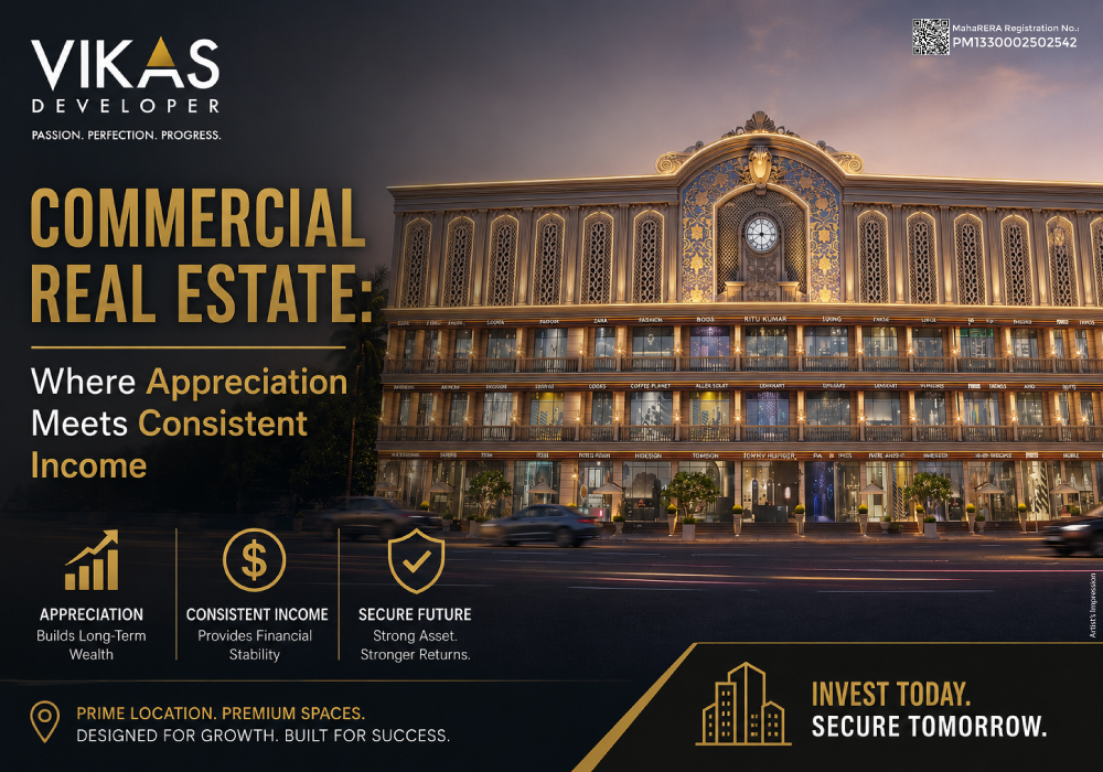 Commercial Real Estate: Where Appreciation Meets Consistent Income